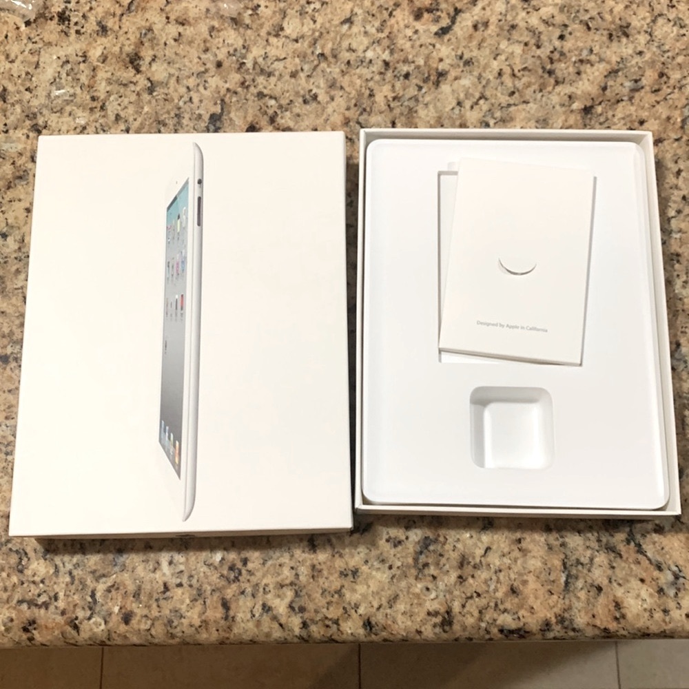 Empty Apple iPad box